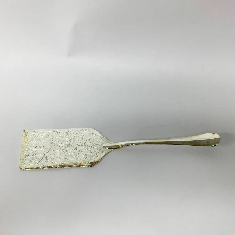 Silver-Plate Serving Set Piece - Silver